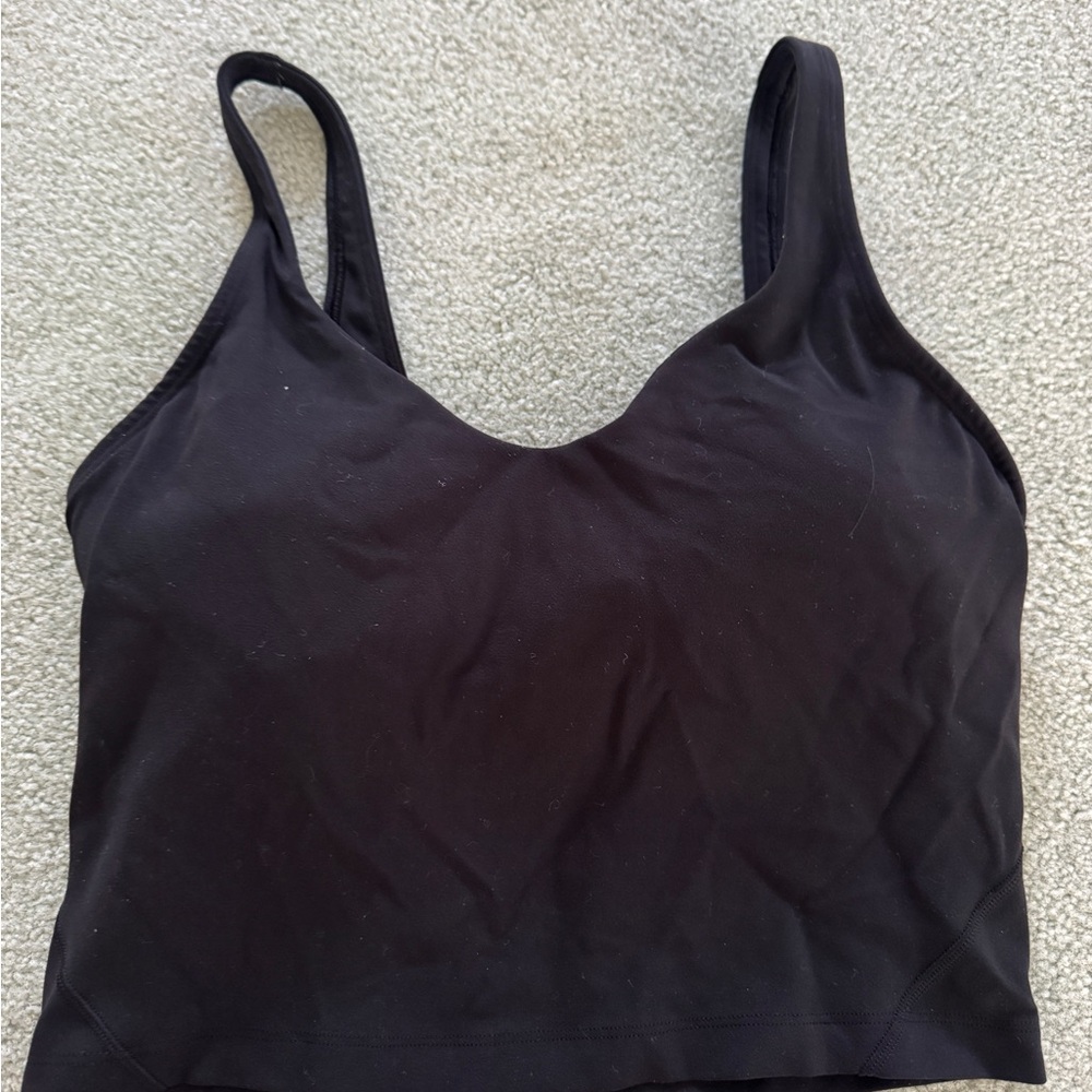 lululemon athletica Black Tank Top
